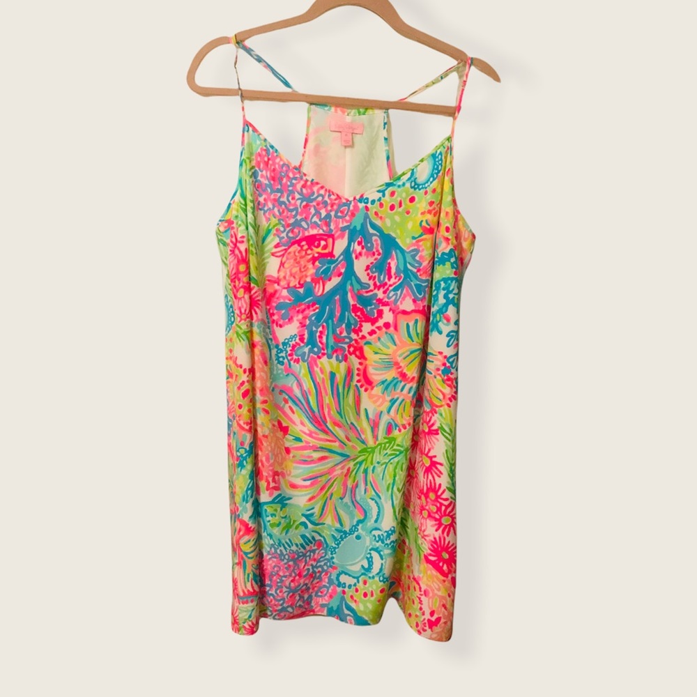 Lilly Pulitzer shift silk dress